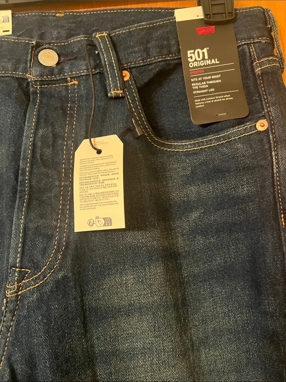 Levi’s 501 Men’s Jeans Sz 32x32 Dark.Wash Blue MSRP: $110